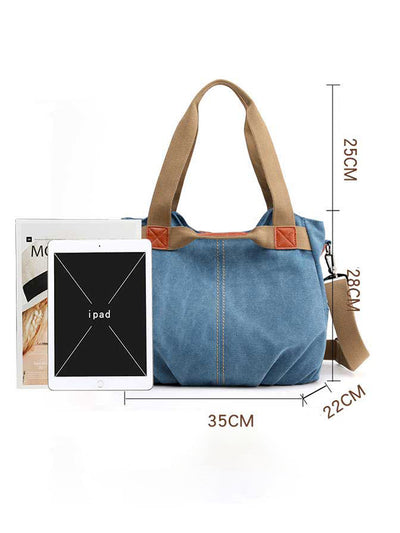 Convertible Washed Canvas Bag