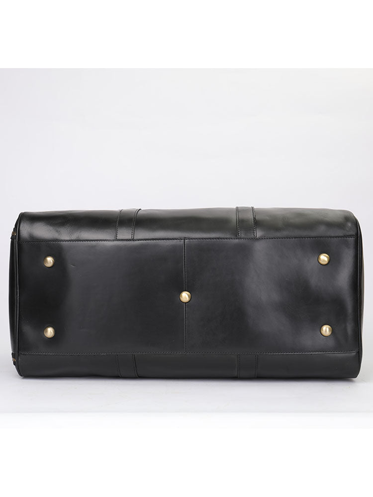 Premium Crazy Horse Leather Duffle Bag