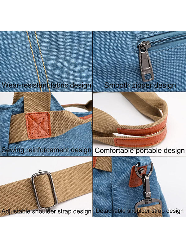 Convertible Washed Canvas Bag