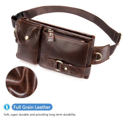 Men's Genuine Leather Waist Bag