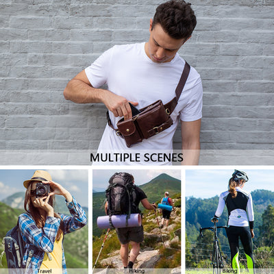 Men's Genuine Leather Waist Bag
