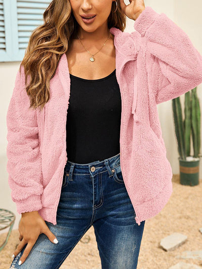 Fleece Oversized Full-Zip Hoodie