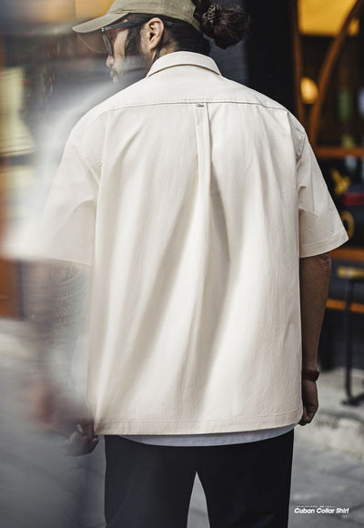 Men's Western-Inspired Short-Sleeve Shirt