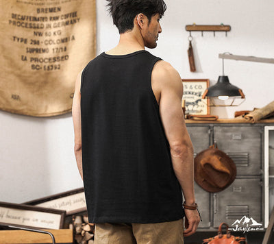 Men's Cotton Classic Crew Neck Tank Tops