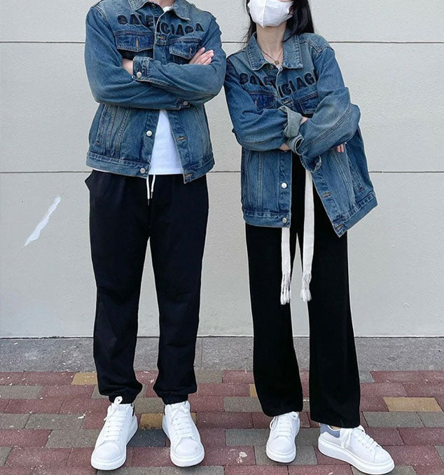 Unisex Platform Casual White Sneakers