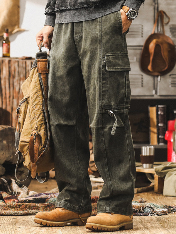 Men’s Relaxed Fit Multi-Pocket Cargo Pants