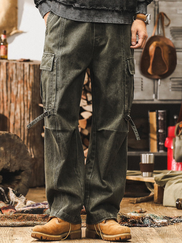 Men’s Relaxed Fit Multi-Pocket Cargo Pants