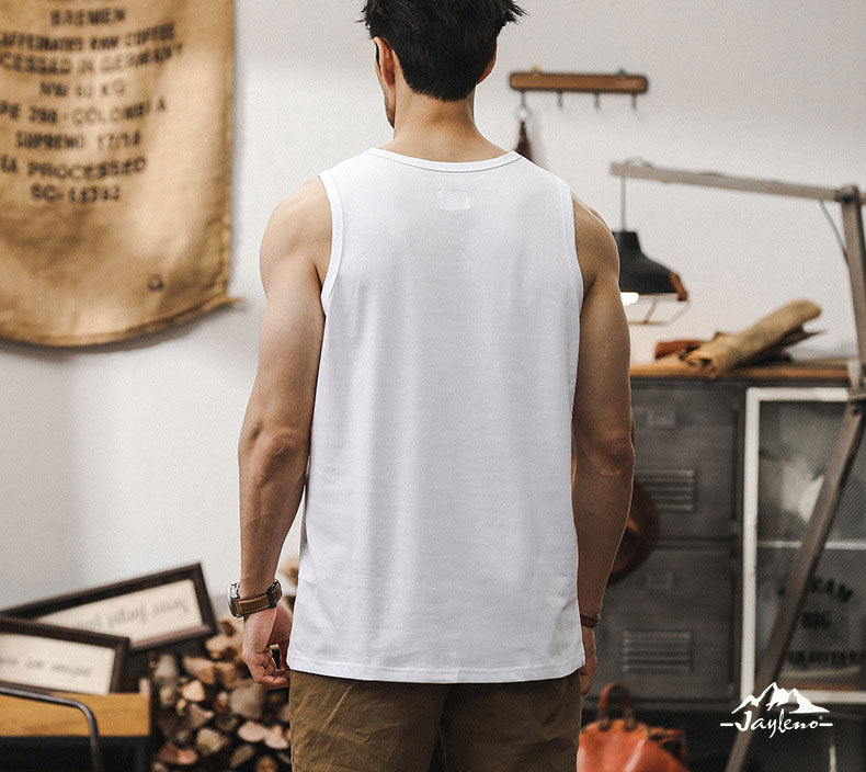 Men's Cotton Classic Crew Neck Tank Tops