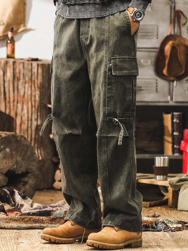 Men’s Relaxed Fit Multi-Pocket Cargo Pants