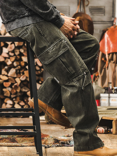 Men’s Relaxed Fit Multi-Pocket Cargo Pants