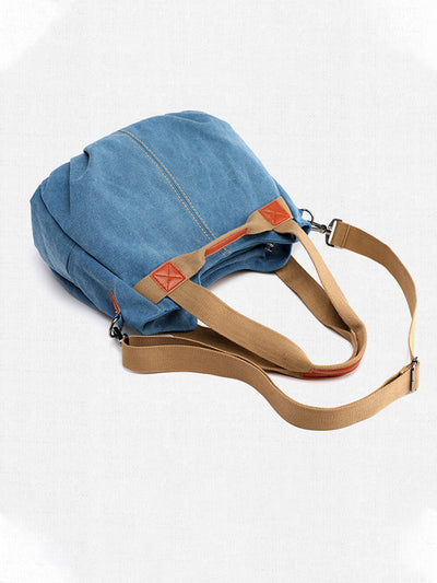Convertible Washed Canvas Bag