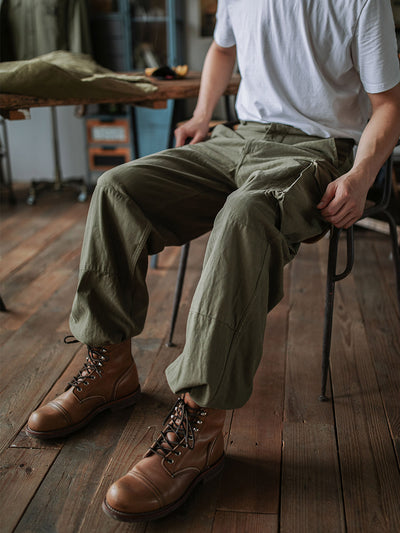 Reproduction French Army M-47 Herringbone Twill Trousers