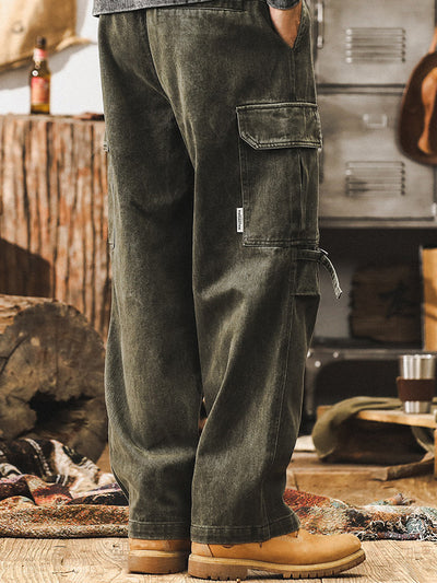 Men’s Relaxed Fit Multi-Pocket Cargo Pants