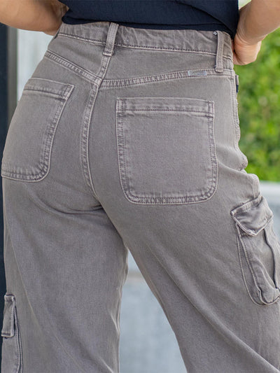 Women’s Relaxed Fit Denim Cargo Pants