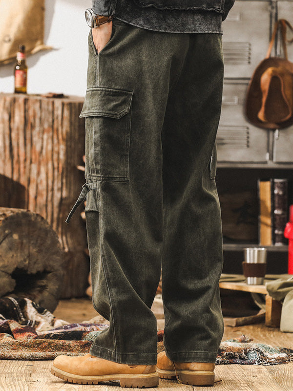 Men’s Relaxed Fit Multi-Pocket Cargo Pants