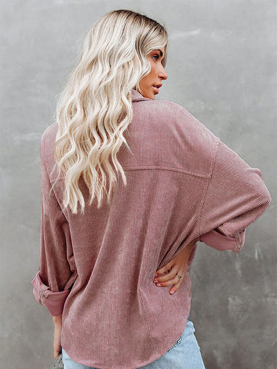Women's Corduroy Button-Down Shirts