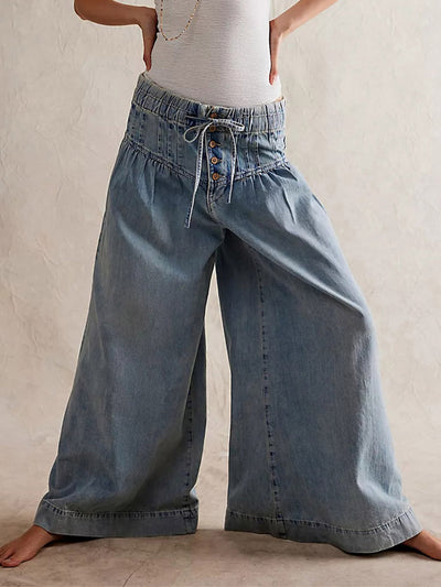 Loose Fit Wide-Leg Jeans