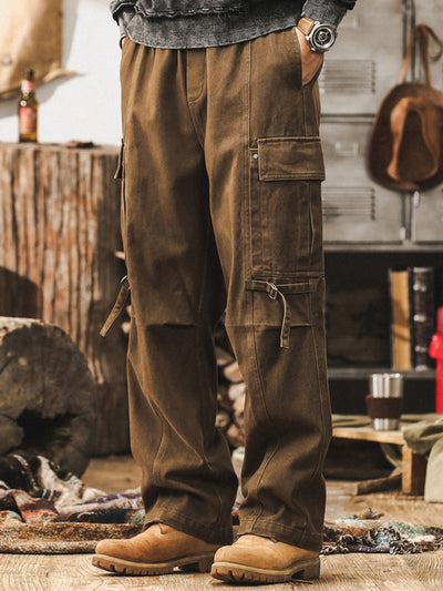 Men’s Relaxed Fit Multi-Pocket Cargo Pants