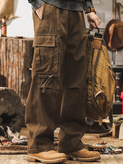 Men’s Relaxed Fit Multi-Pocket Cargo Pants