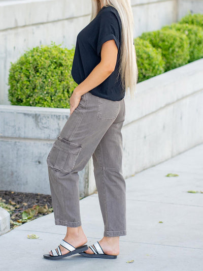 Women’s Relaxed Fit Denim Cargo Pants