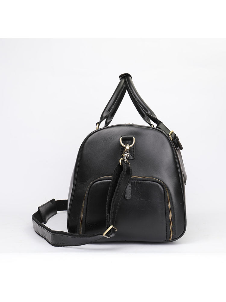 Premium Crazy Horse Leather Duffle Bag