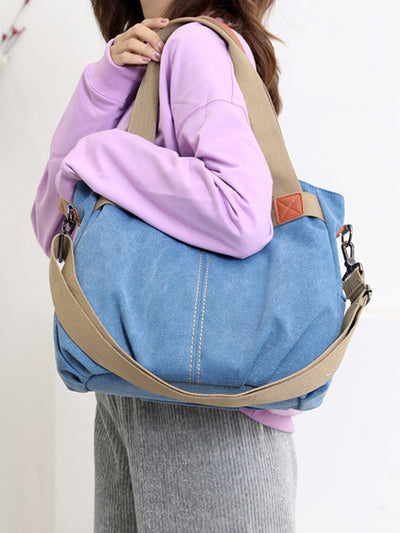 Convertible Washed Canvas Bag