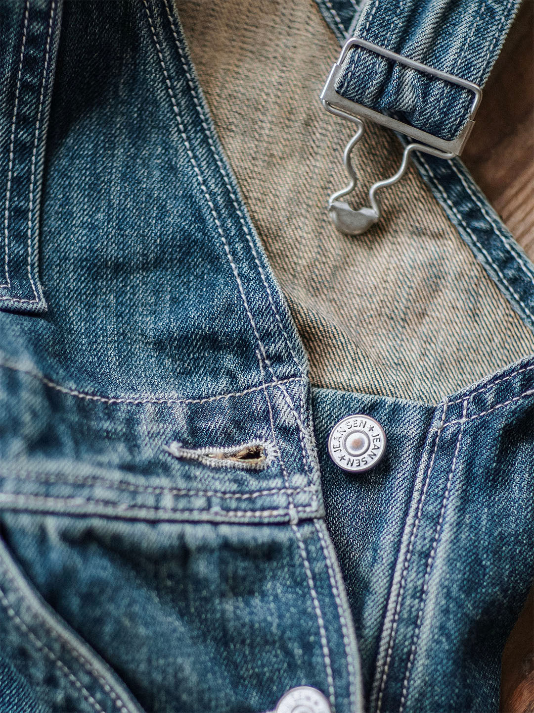 Artisan Distressed Denim Bib Overalls