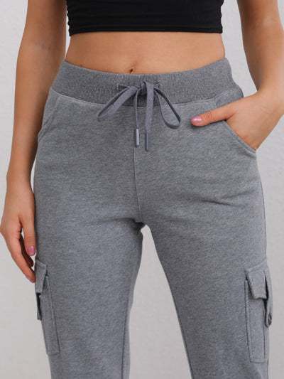 Fleece Cargo Jogger Pants