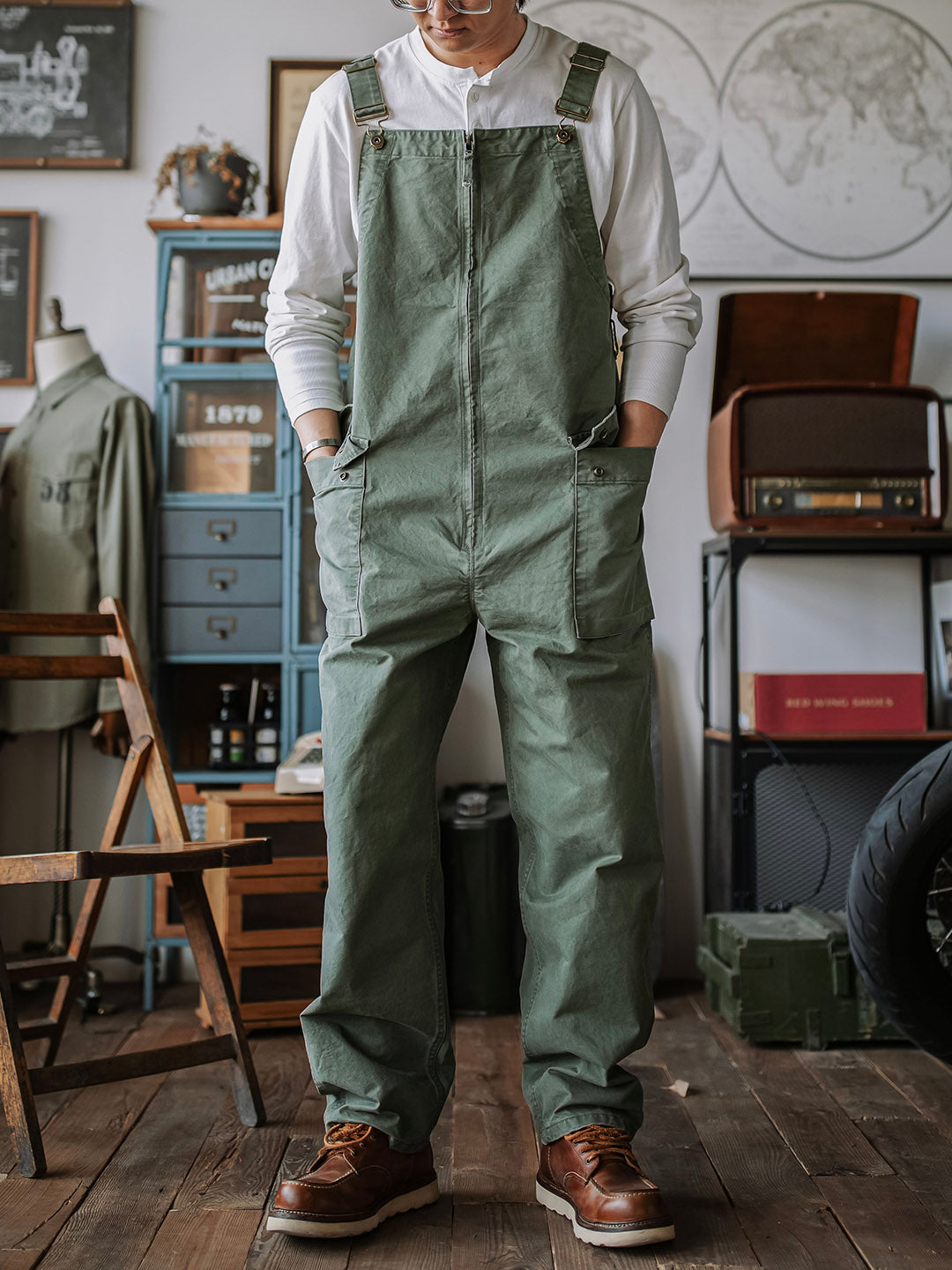 Winston Zipper Overalls