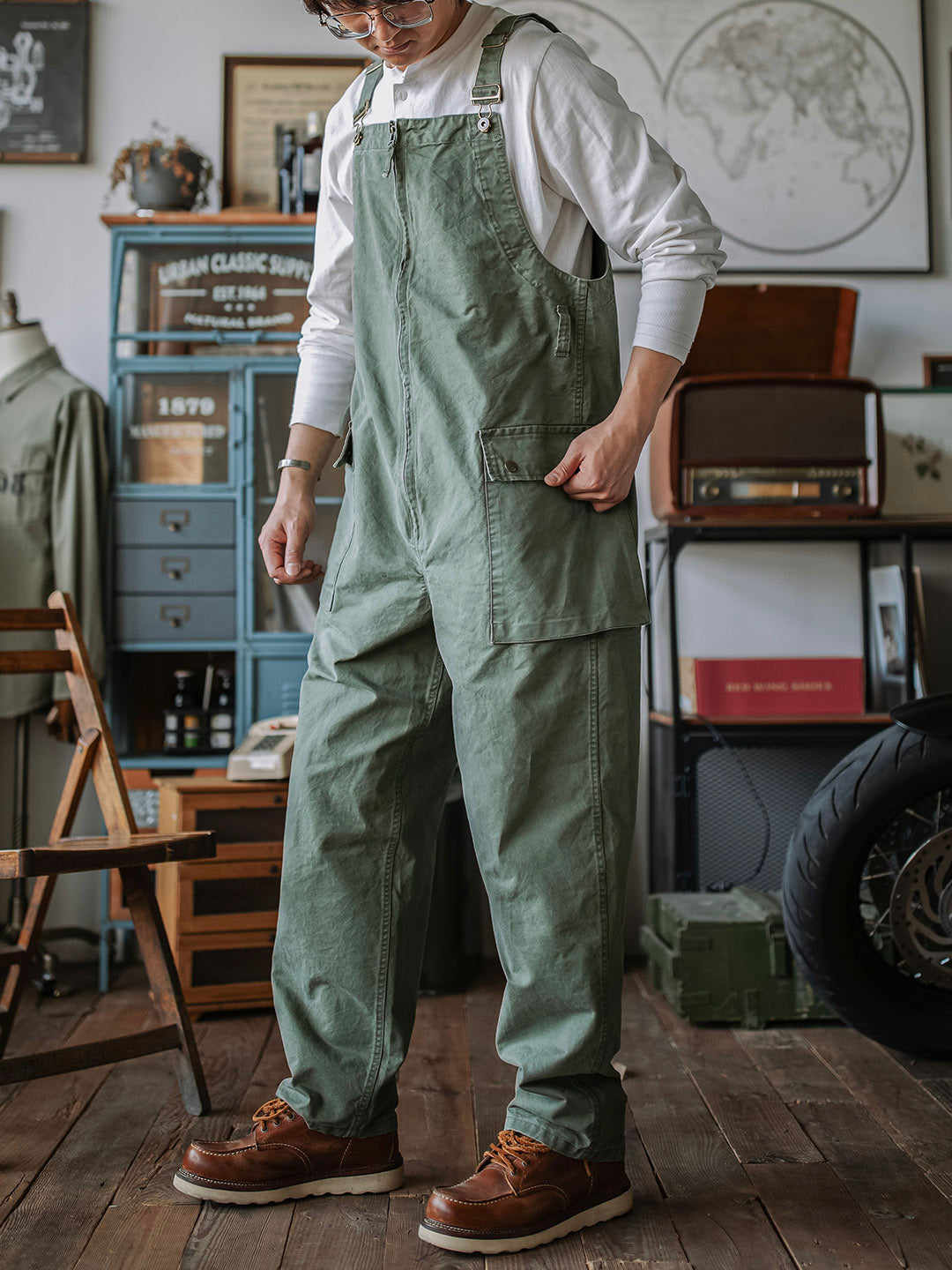 Winston Zipper Overalls