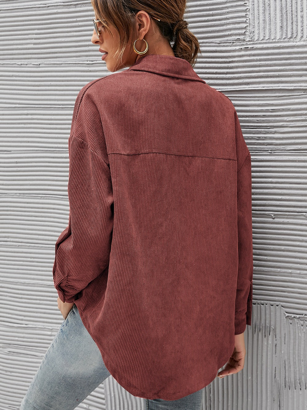 Women's Corduroy Button-Down Shirts