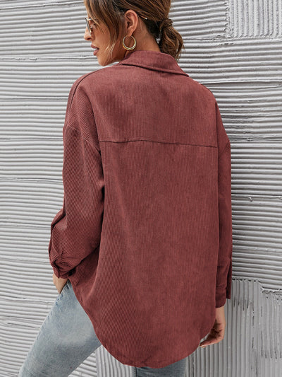 Women's Corduroy Button-Down Shirts
