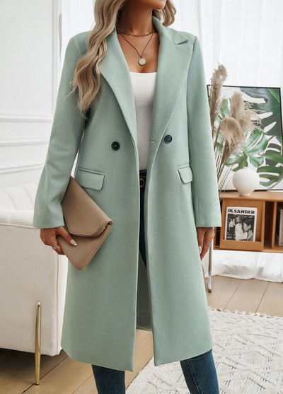 Women's Longline Double-Breasted Trench Coats