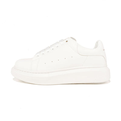 Unisex Platform Casual White Sneakers