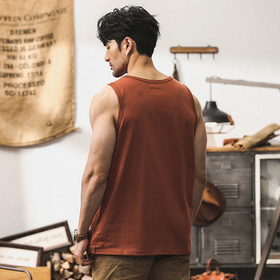 Men's Cotton Classic Crew Neck Tank Tops