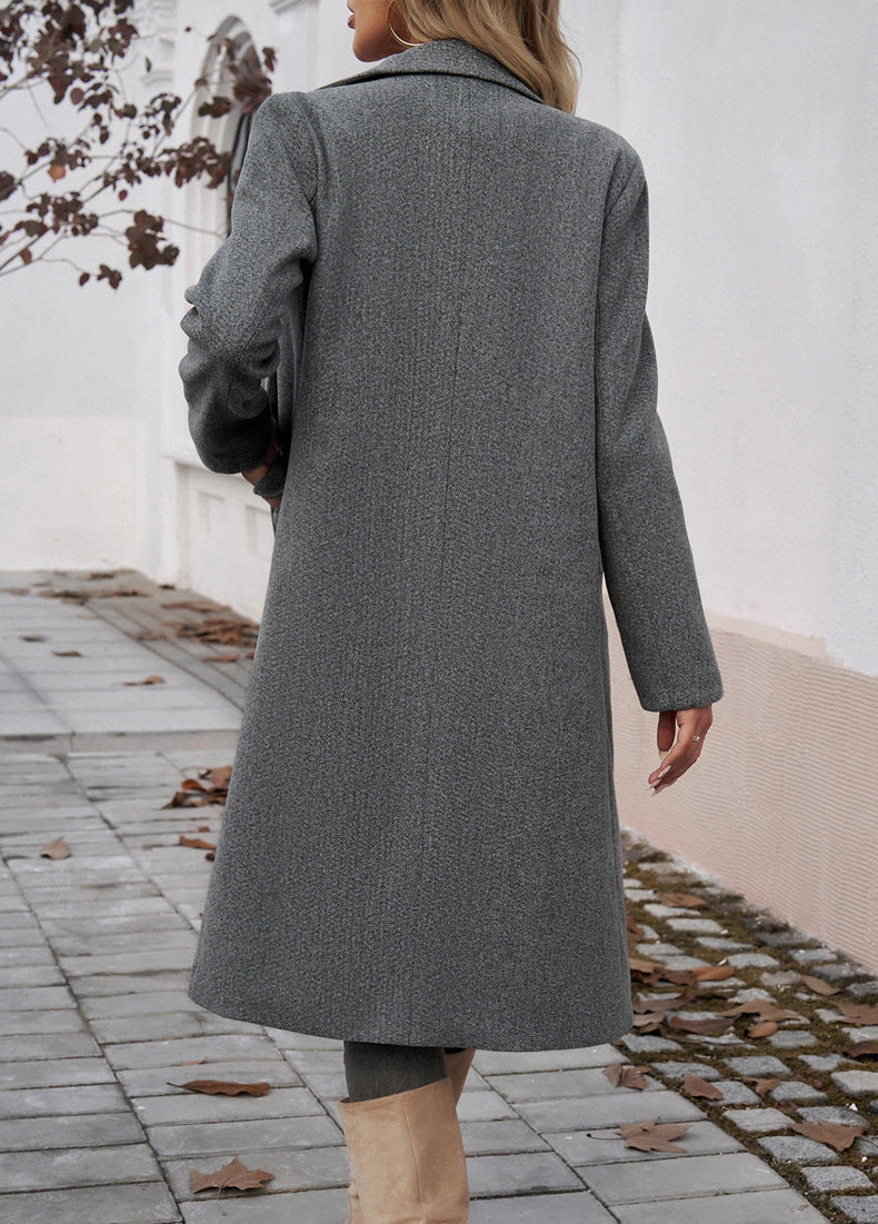 Women's Longline Double-Breasted Trench Coats