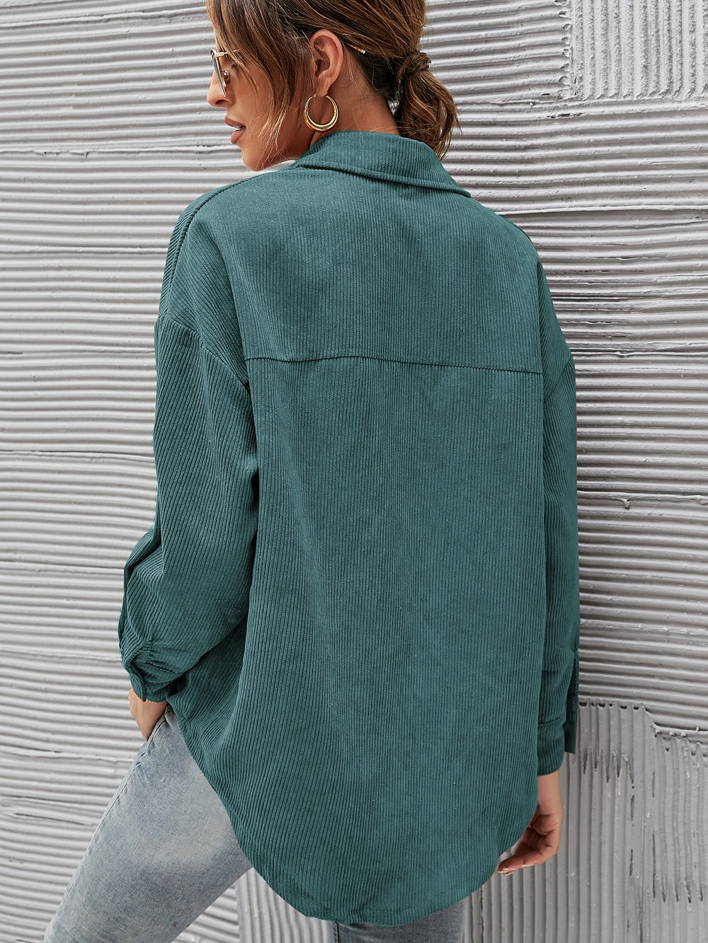 Women's Corduroy Button-Down Shirts