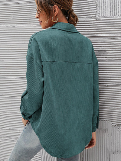 Women's Corduroy Button-Down Shirts
