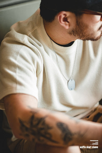 Men's Waffle-Knit Short Sleeve Tee