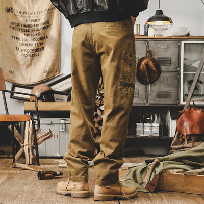 Men's Vintage-Inspired Cargo Pants