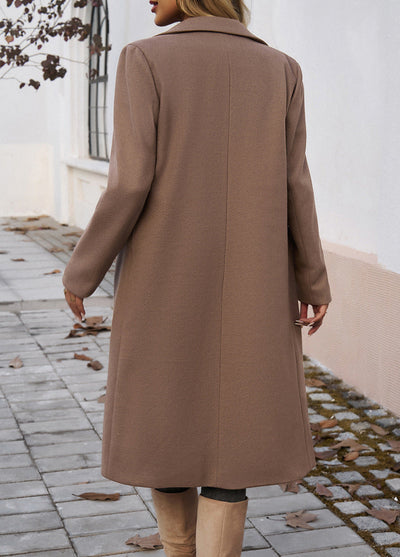 Women's Longline Double-Breasted Trench Coats