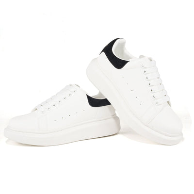 Unisex Platform Casual White Sneakers