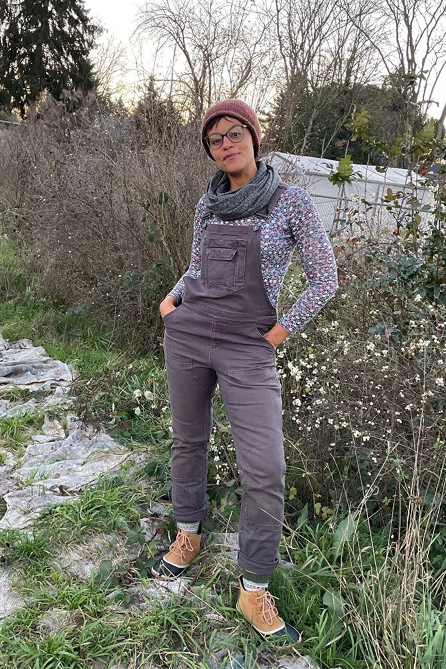 Women's Stretch Canvas Work Bib Overalls – Madepants